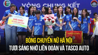 Bóng chuyền nữ Thủ đô và hành trình tươi sáng nhờ Liên đoàn Hà Nội và Nhà tài trợ Tasco Auto